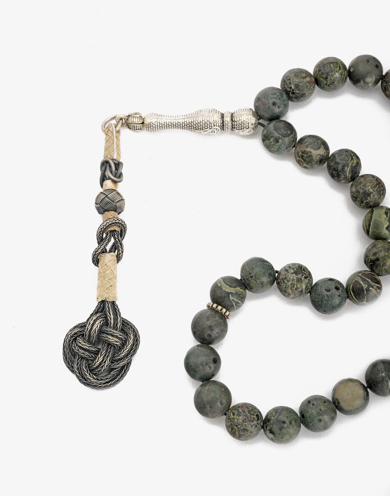 23854 rosary agate stone