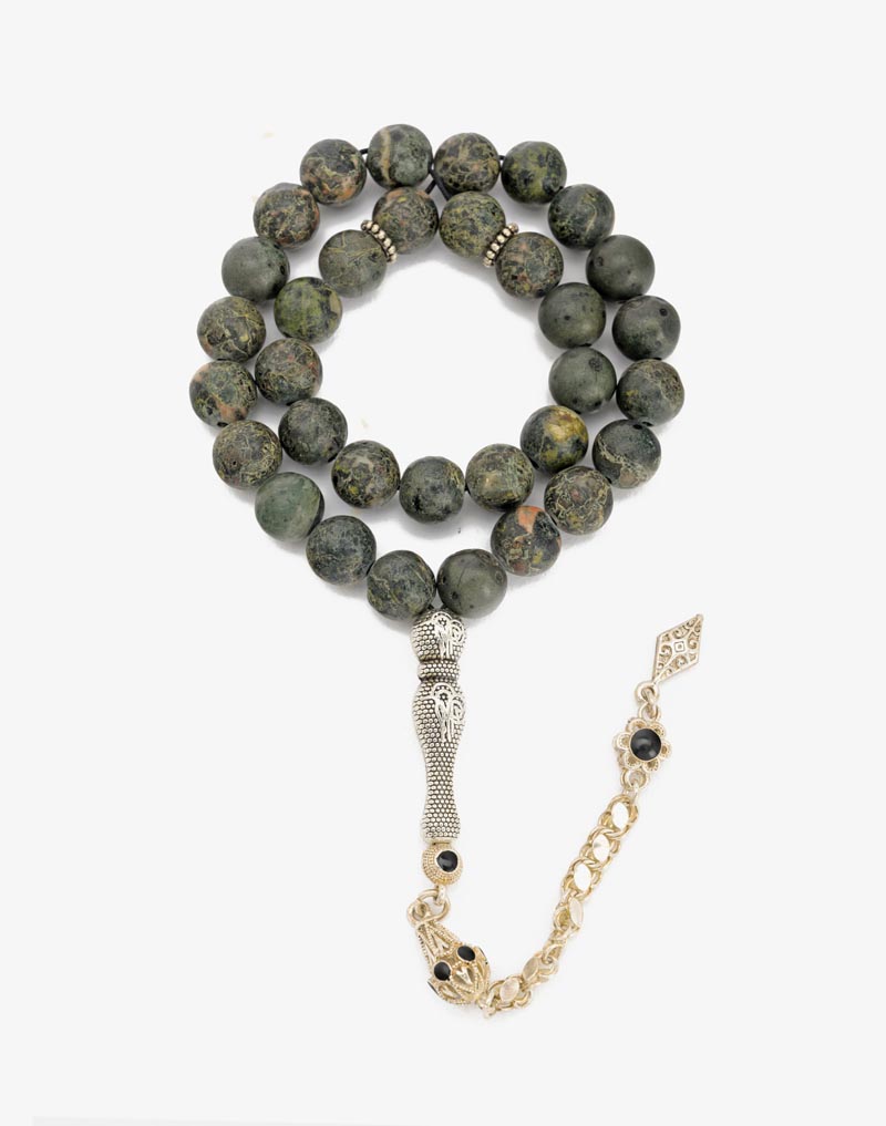 23855 rosary agate stone