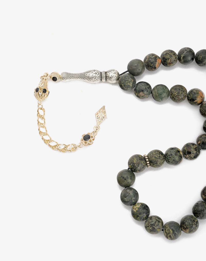 23855 rosary agate stone