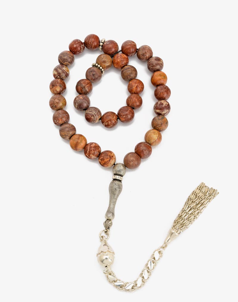 23856 rosary agate stone