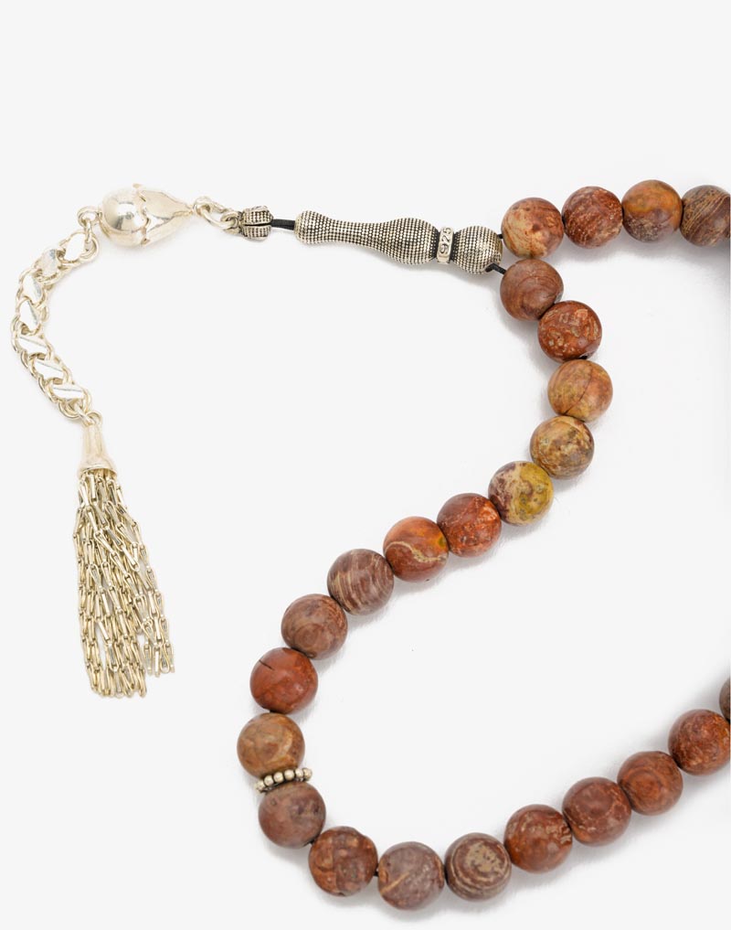 23856 rosary agate stone