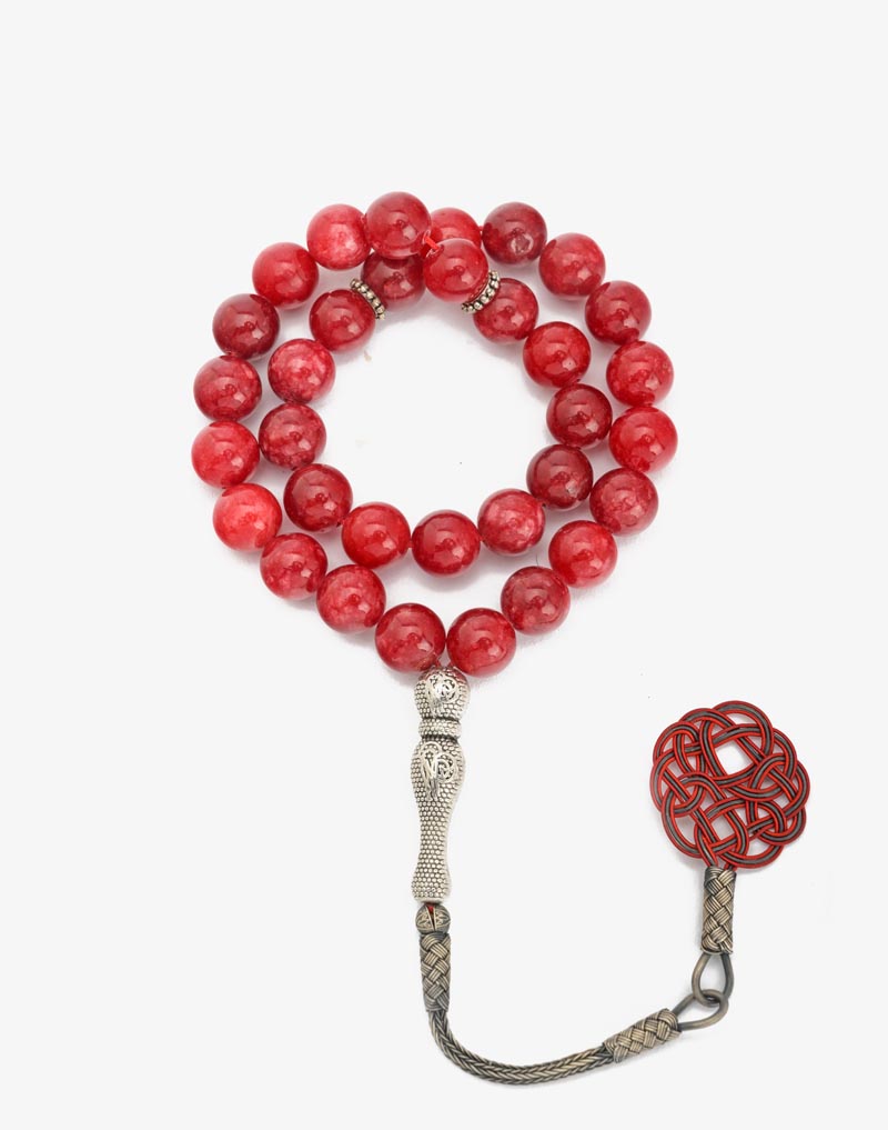 23859 rosary red coral