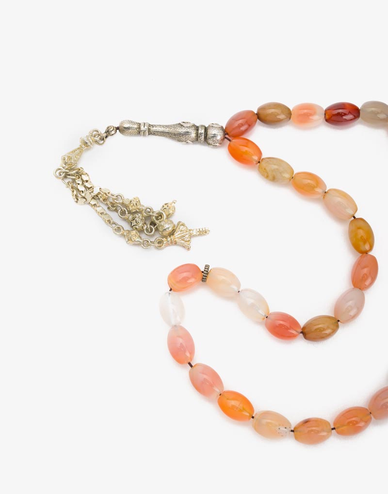 23864 rosary agate stone