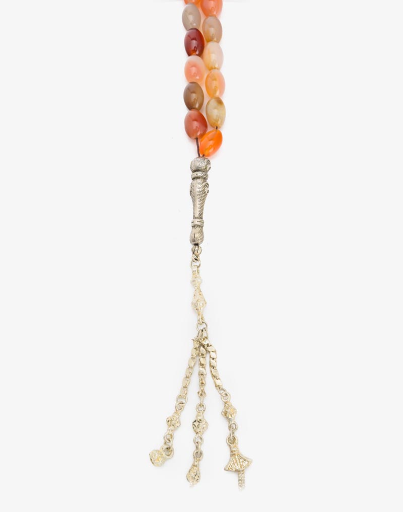 23864 rosary agate stone