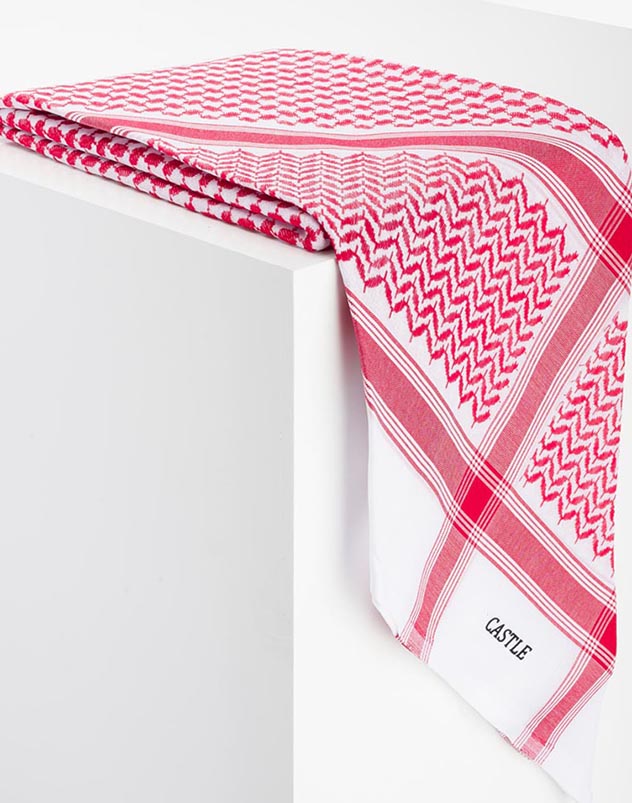 1143castle Shemagh red