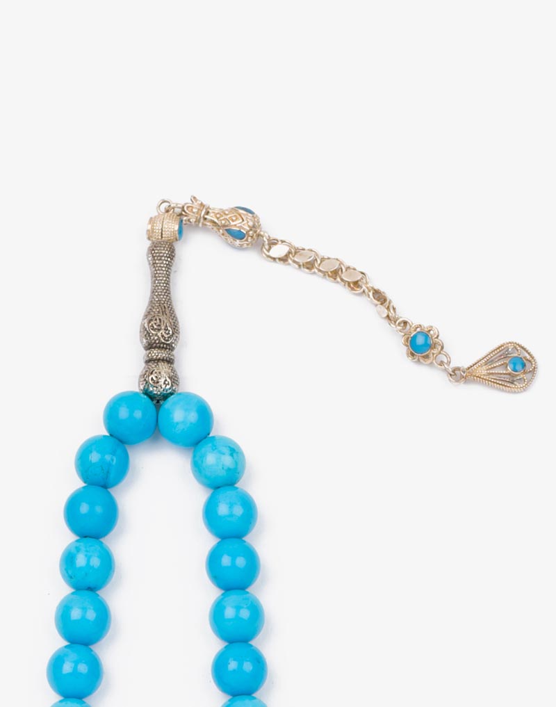 23850 rosary turquoise stone