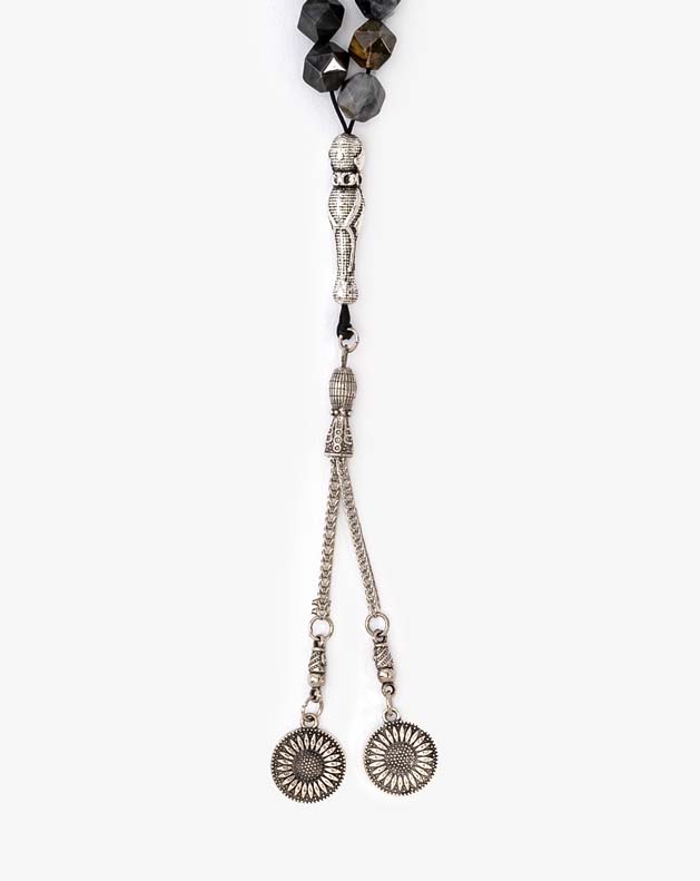 Diamond Stone Rosary 29232ROSMC