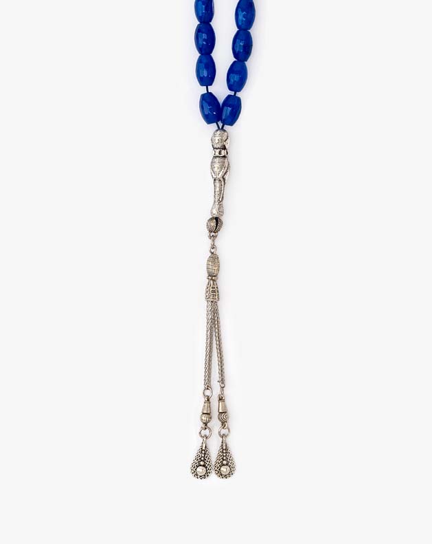 Diamond Stone Rosary 29251ROSBL