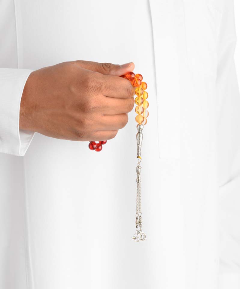 AMBER ROSARY 25941ROSMC