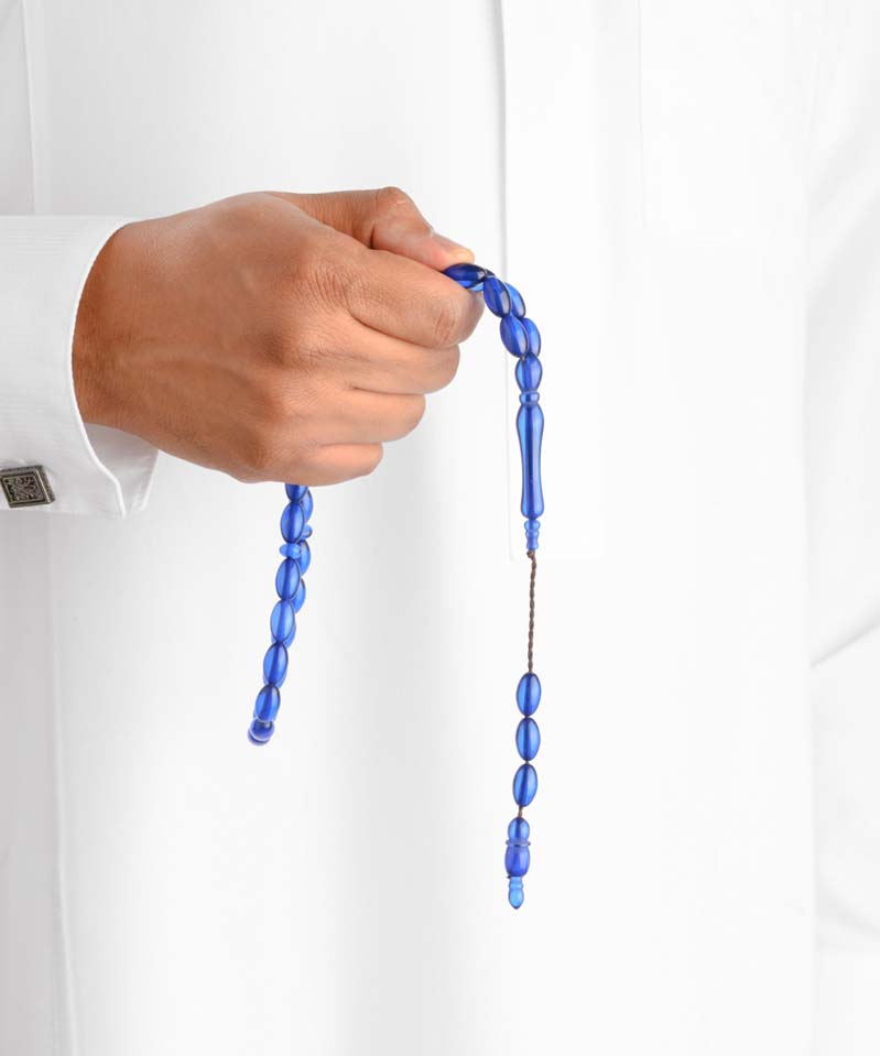 AMBER ROSARY 29343ROSBL