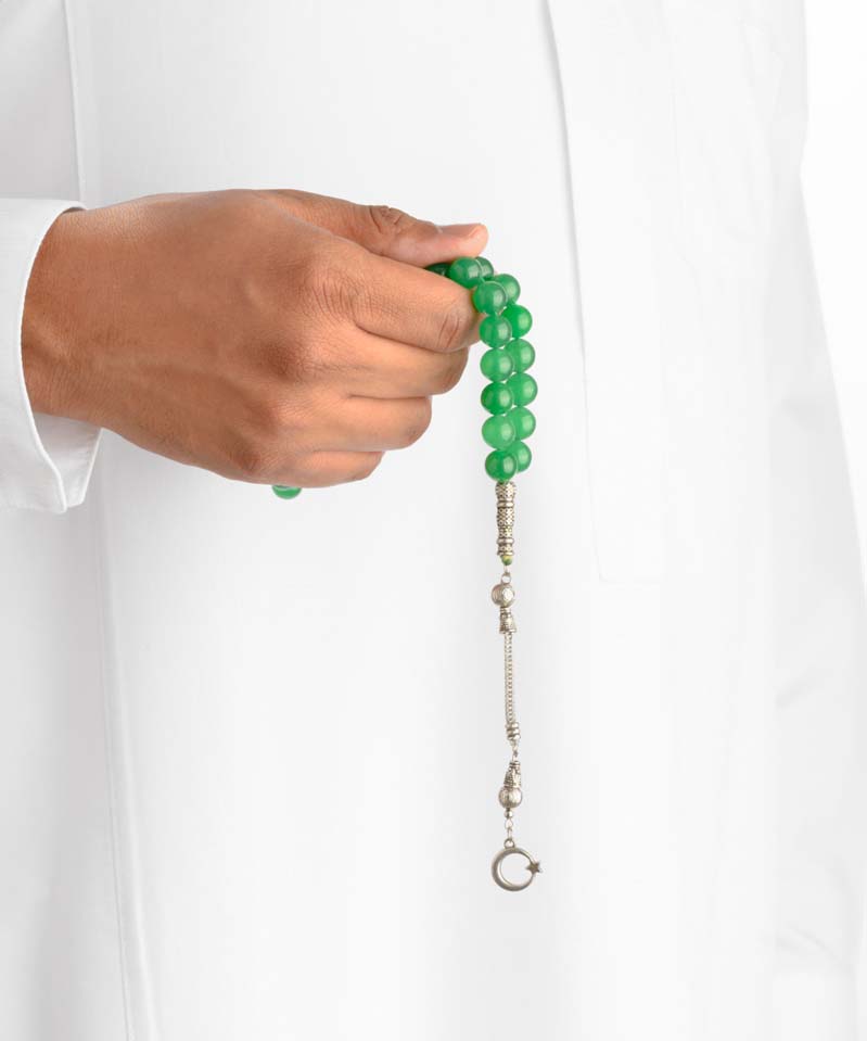 ROSARY AGATE STONE 27811ROSGN