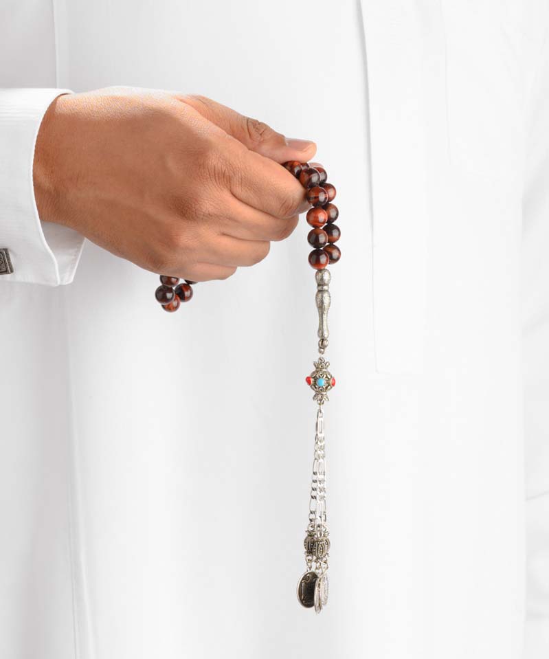 ROSARY AGATE STONE 9425ROSBN