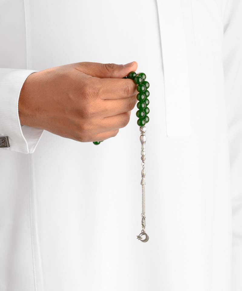 ROSARY GEMSTONE GLASS 9511ROSGN