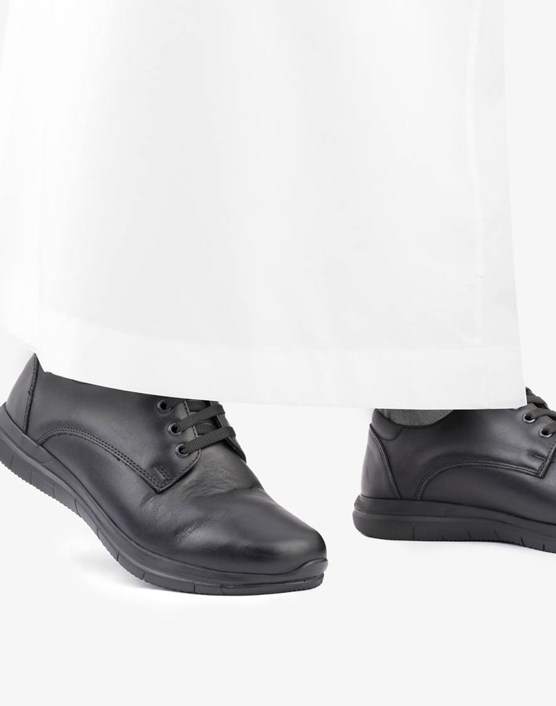 7959 leather shoe black