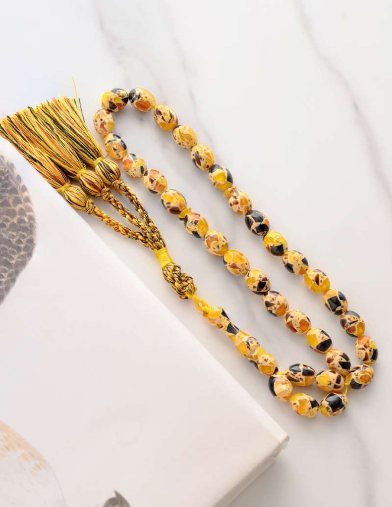 AMBER ROSARY 25946ROSMC