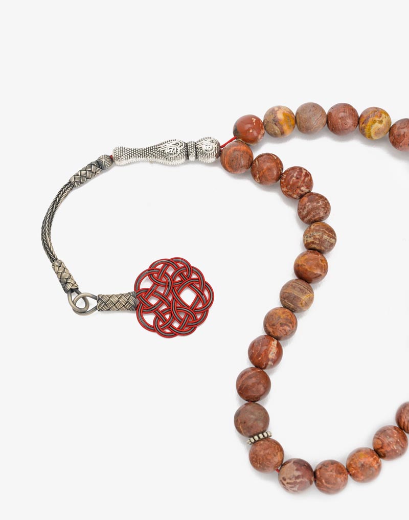 23857 rosary agate stone