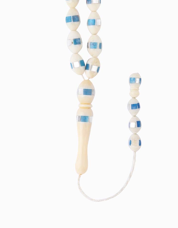 BONE ROSARY 4342ROSWT