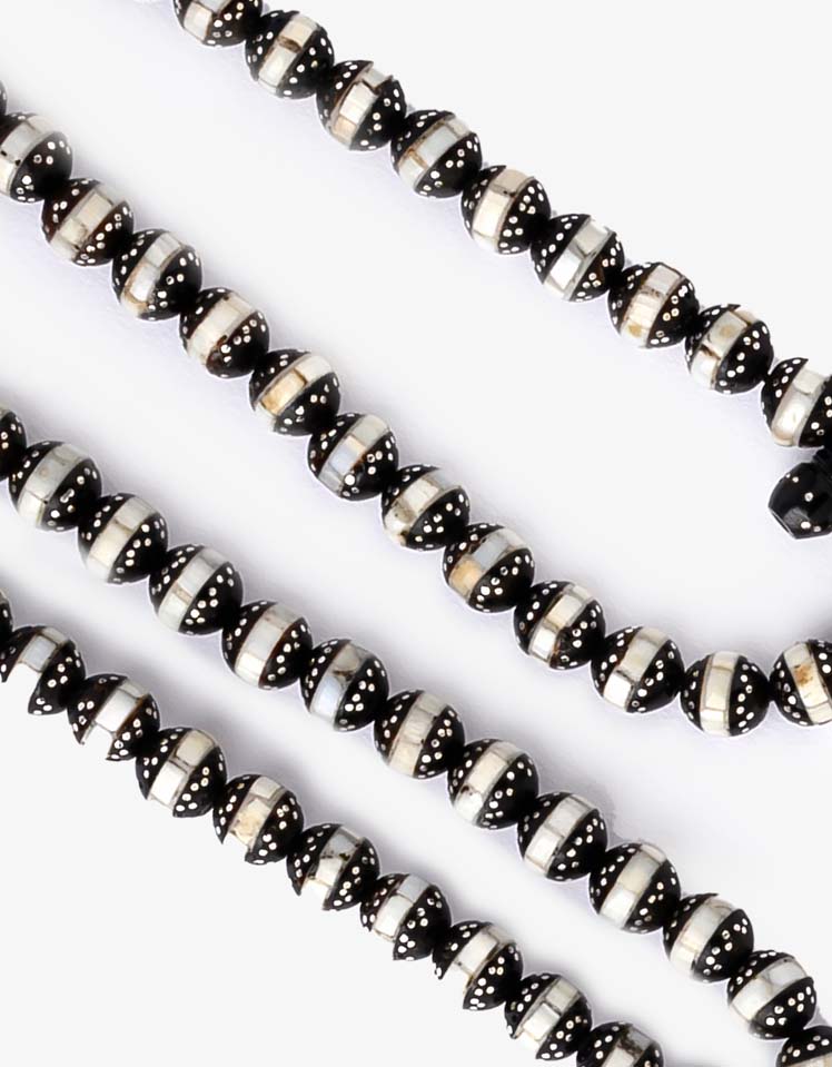 Yussor rosary silver and ivory 29611ROSBK