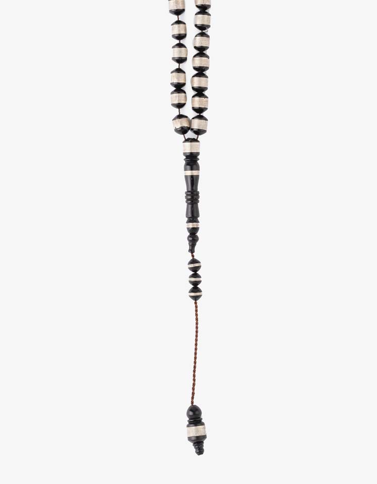 Thyme silver rosary 23821ROSBK