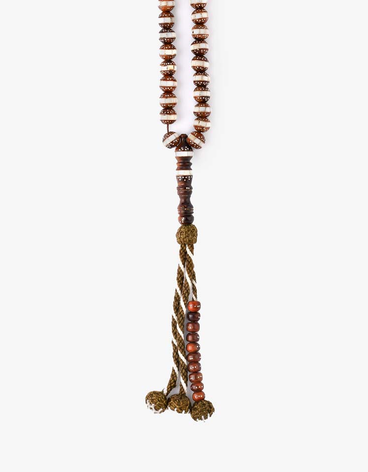 Cook rosary silver and ivory 29521ROSBN