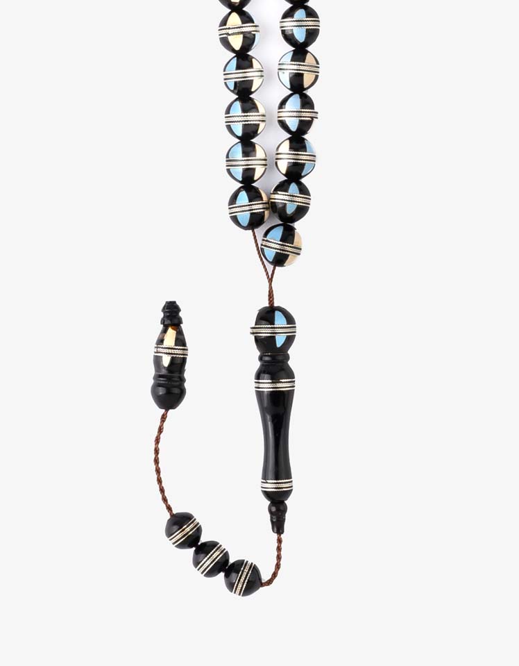 Thyme silver rosary 23822ROSBK