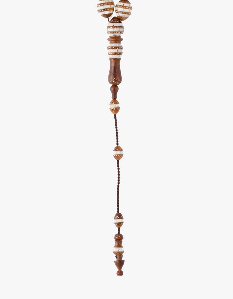 COOK WOOD SILVER ROSARY 29571ROSBN