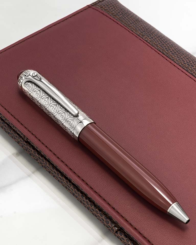 Men pen silver & bordo PEN600BO