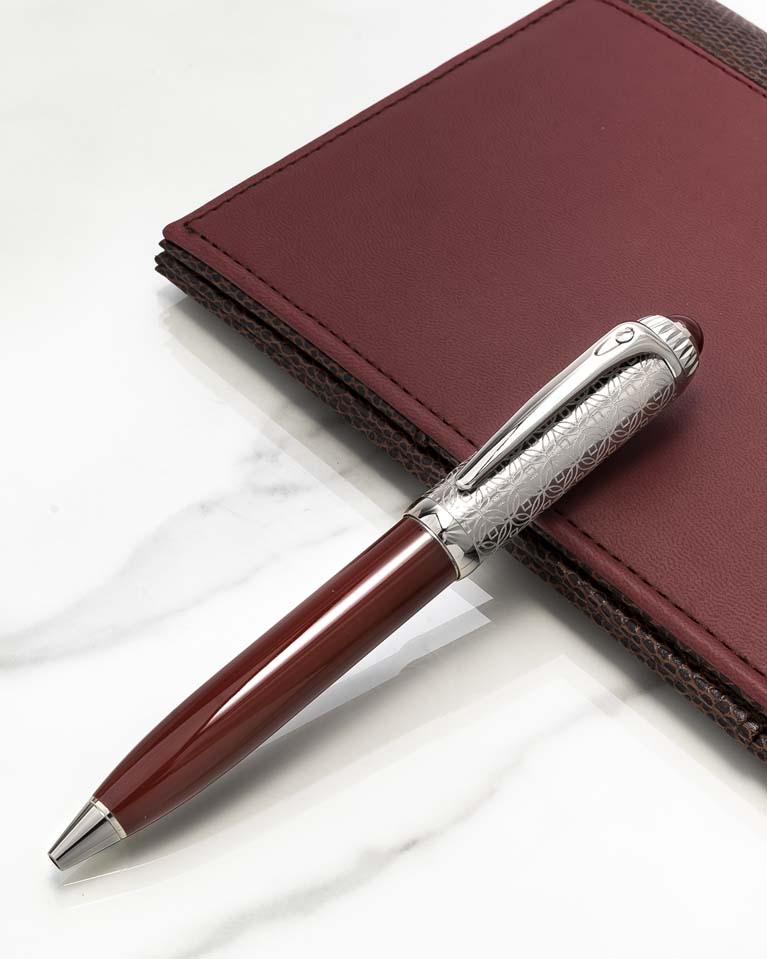 Men pen silver & bordo PEN600BO