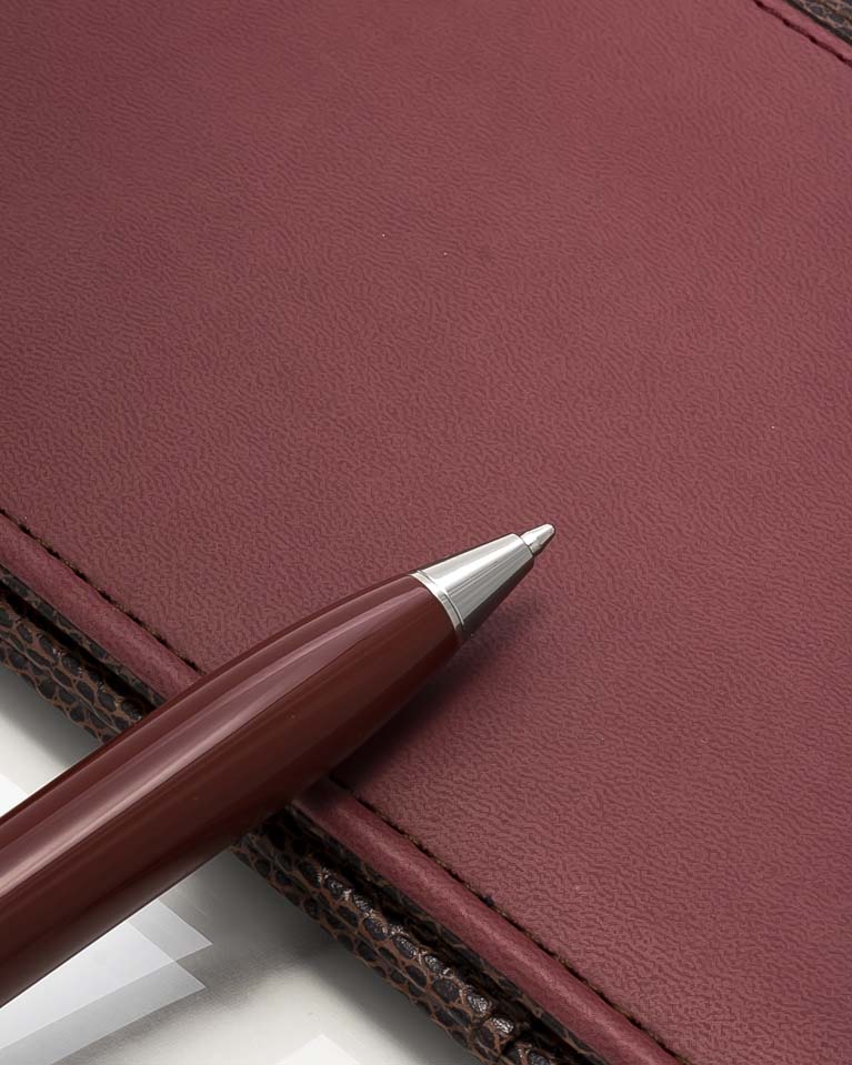 Men pen silver & bordo PEN600BO