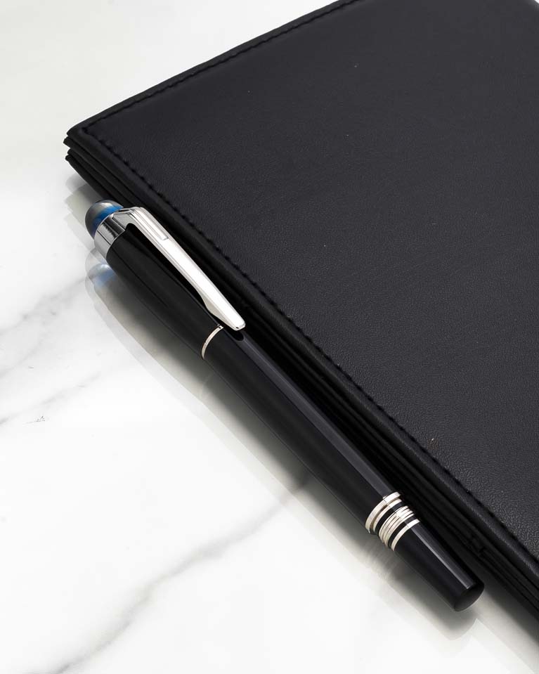 Men pen black& silver PEN740BK