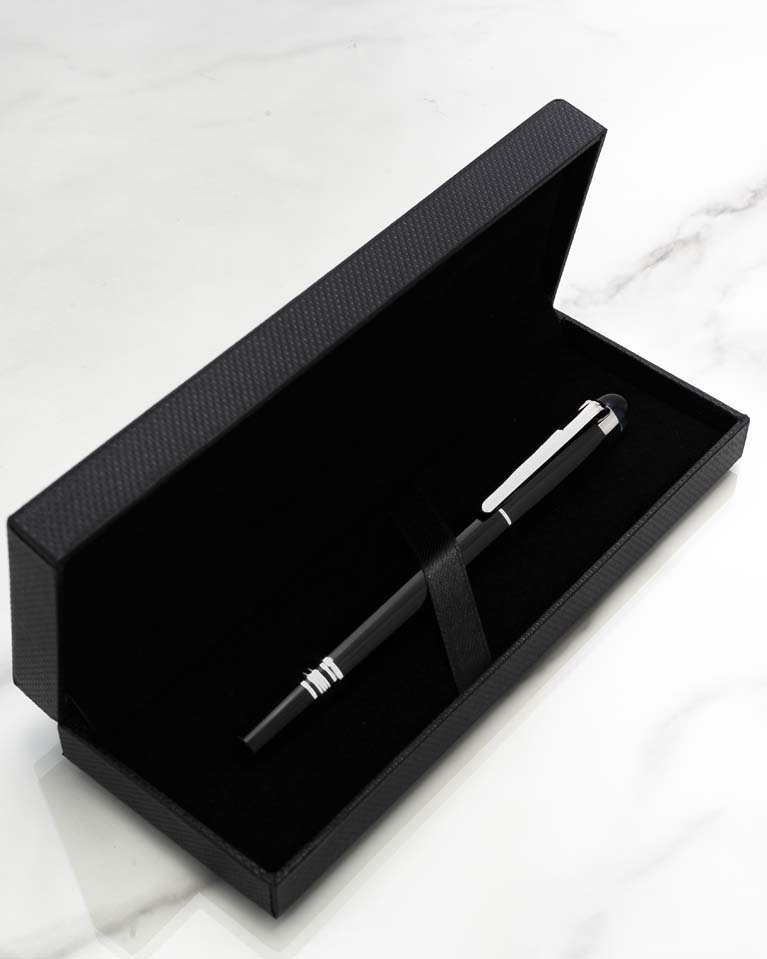 Men pen black& silver PEN740BK