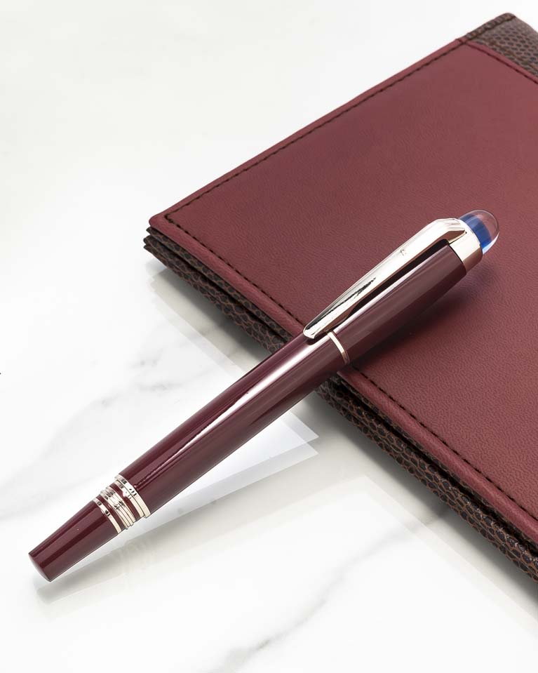 Men pen bordo & silver PEN750BO