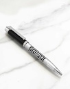 Men pen black & silver PEN100BK