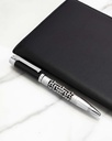 Men pen black & silver PEN100BK