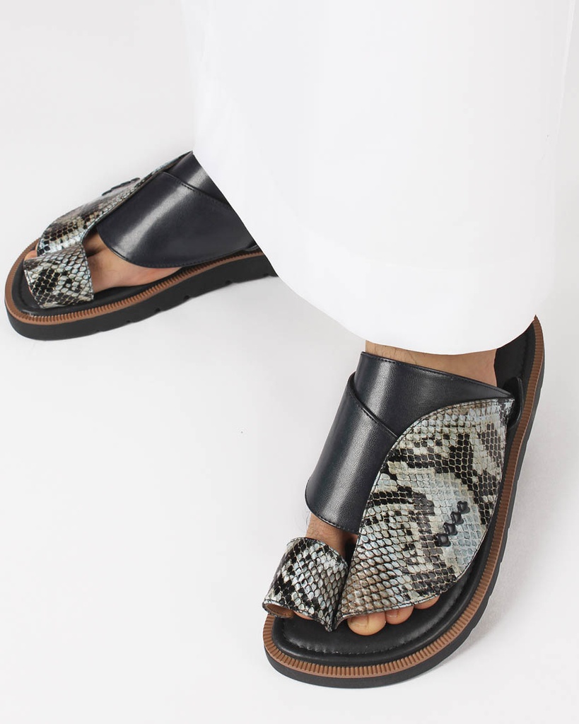 نعال شرقي زبيري بدبغة الثعبان 