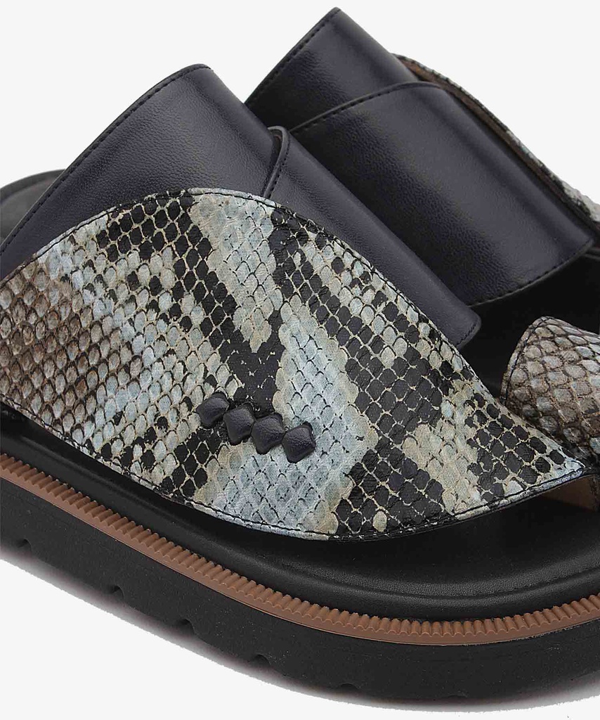 نعال شرقي زبيري بدبغة الثعبان 