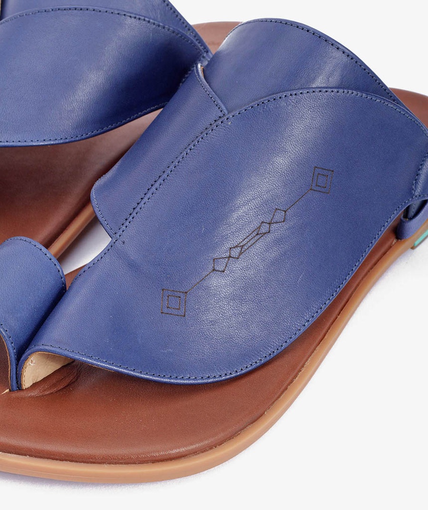 BO-4005 Shargy Leather Sandal NAVY