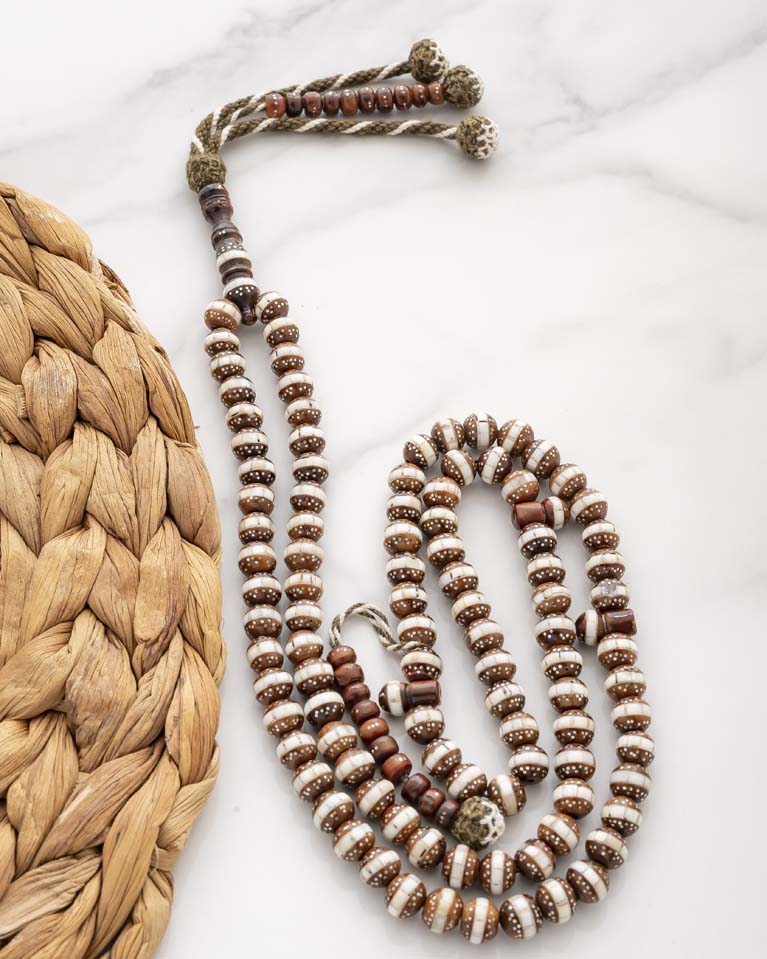 Cook rosary silver and ivory 29521ROSBN