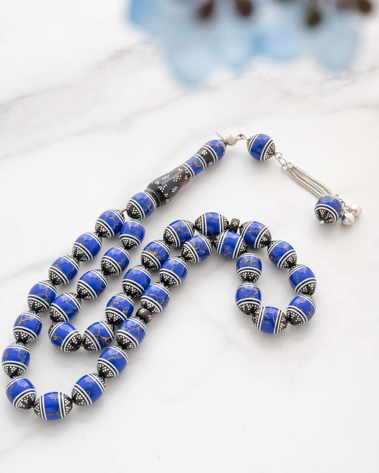 COOK WOOD SILVER ROSARY 30331ROSBL