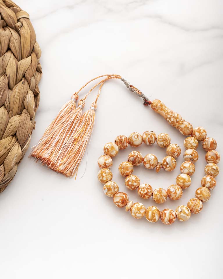 Seashell rosary 30074ROSOR