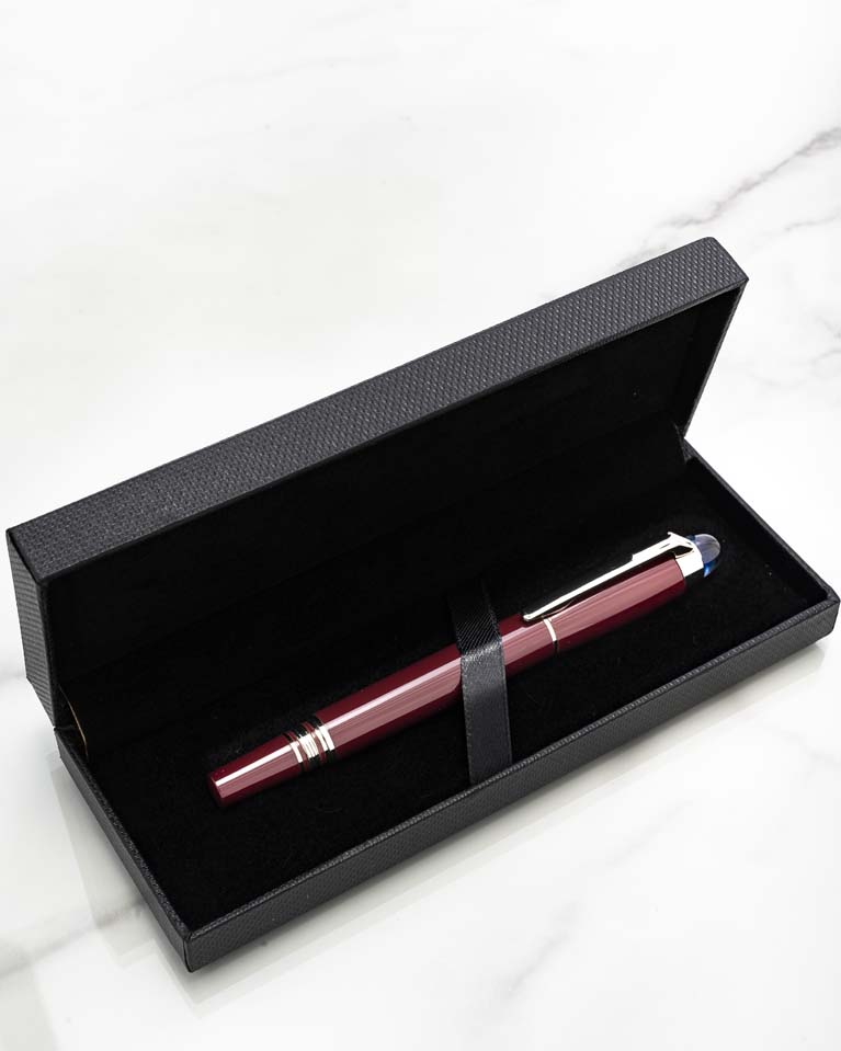 Men pen bordo & silver PEN750BO