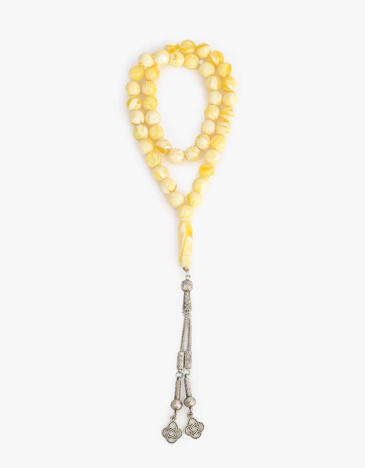 AMBER ROSARY 25945ROSBG