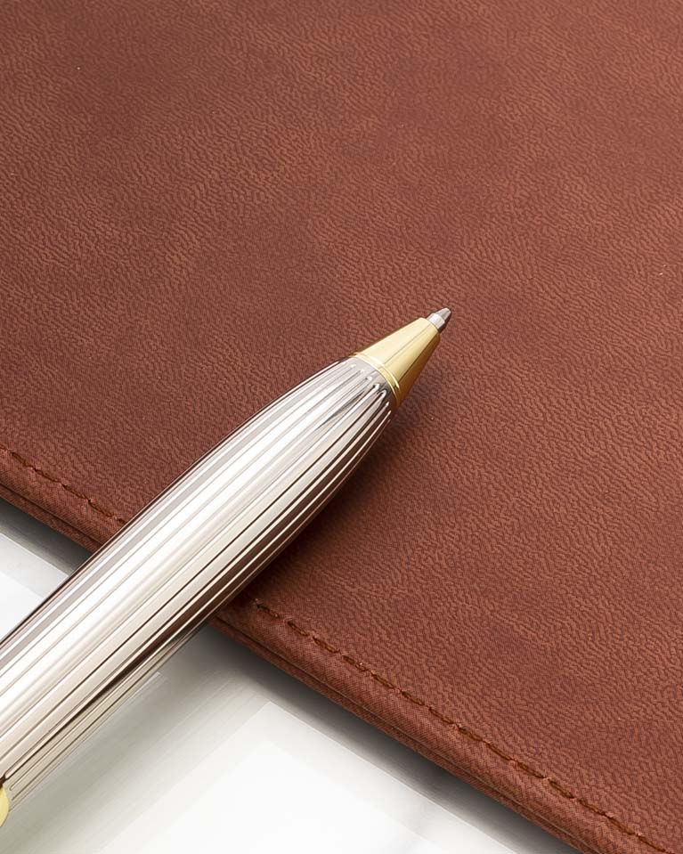 Men pen white & silver PEN580WT