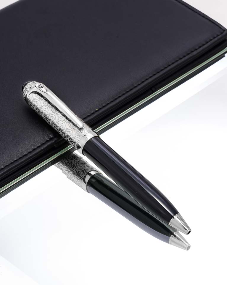 Men pen silver & black PEN670BK