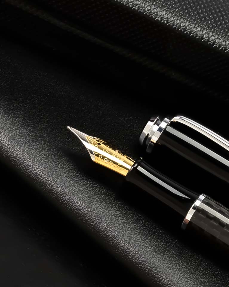 Men pen black & silver PEN810BK