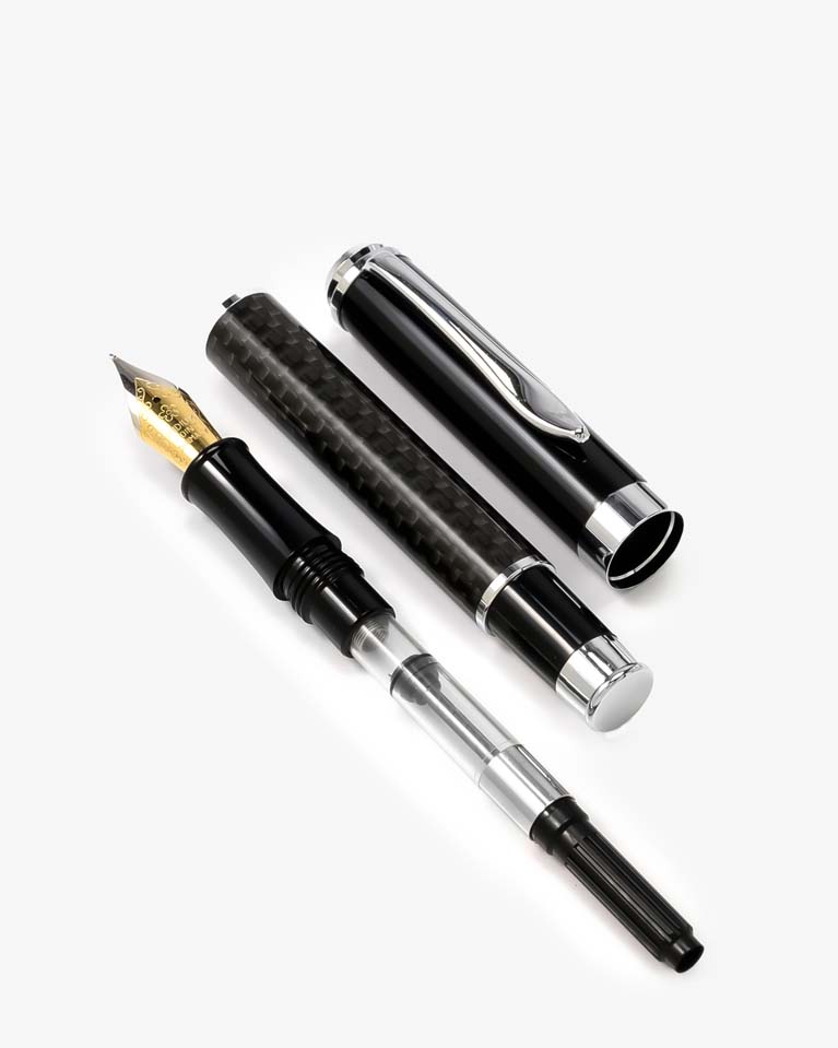 Men pen black & silver PEN810BK