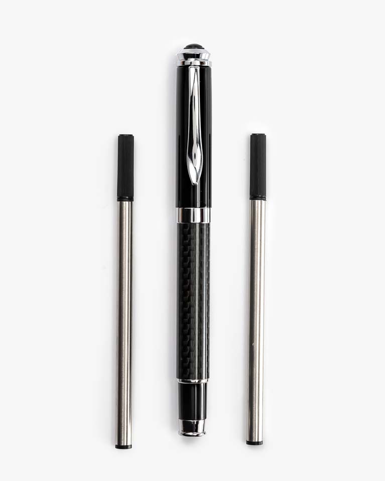 Men pen black & silver PEN808BK