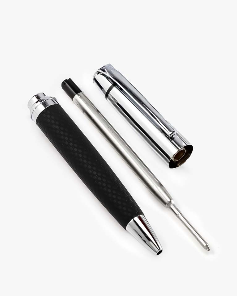 Men pen black & silver PEN812BK