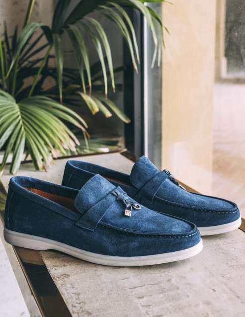 Casual leather shoes L2000FLOBL