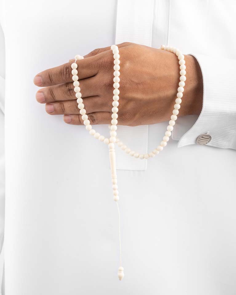 BONE ROSARY 13466ROSWT